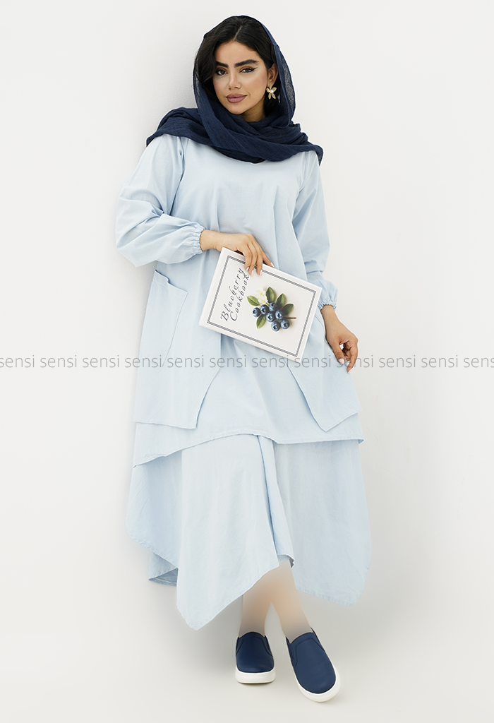 سارافون کفتان لینن طبقه ای کد1005844